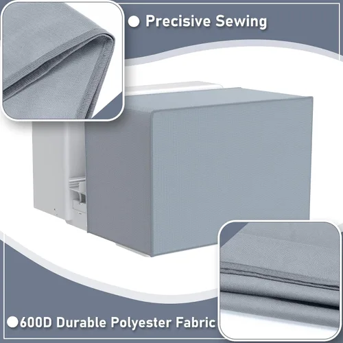 Miniatura 4 de Flamorrow Cubierta de aire acondicionado para unidad de ventana en forma de U 8000, 10000, 12000 BTU, 600D resistente al agua, en forma de U