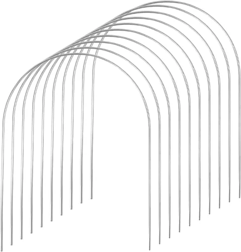 FMOACEN 10 piezas de mimbre de croquet de repuesto para croquet de metal para croquet arqueado wickets de montaje galvanizado para patio trasero