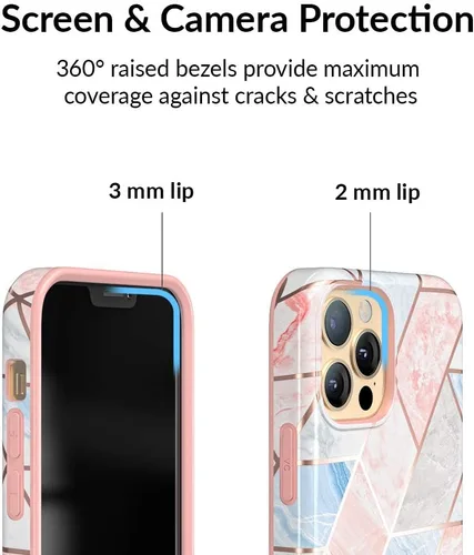 Miniatura 3 de Velvet Caviar - Funda compatible con iPhone 11 Pro Max mármol geométrico