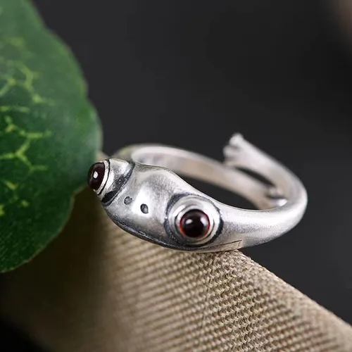 Miniatura 5 de Juego de collares de rana para colgar en forma de árbol de plata, diseño de rana y animales retro, divertido, vintage, para mujeres y niñas, regalo