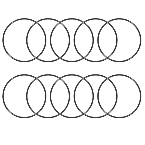 Miniatura 7 de uxcell Juntas Tóricas de Goma de Nitrilo 58mm DE 54mm ID 2mm de Ancho, Junta de Sellado Métrico para Automotriz, Maquinas, Tuberías, Paquete de 10