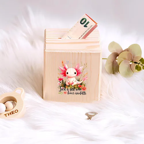 Miniatura 5 de Alcancía de ajolote para dinero, regalos para adolescentes y niñas, amantes de los ajolotl, accesorios temáticos, artículos de decoración