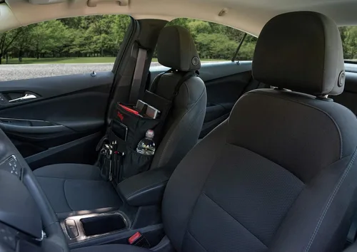 Miniatura 8 de Tidify Organizador de Asiento Delantero de Coche [2025 ACTUALIZADO] con Almacenamiento Dedicado para Tablet y Laptop, Correas Laterales