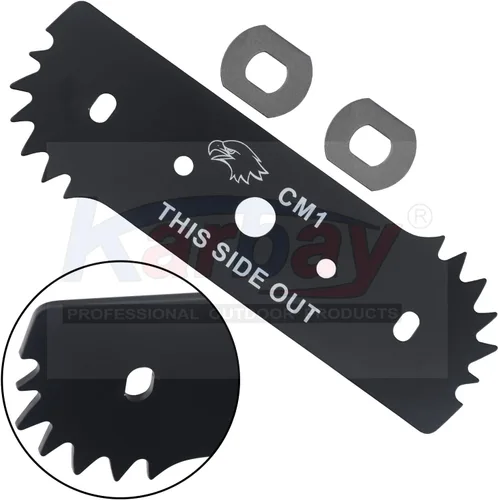 Miniatura 5 de Karbay Cuchilla de repuesto eléctrica de 7-1/2 pulgadas compatible con Craftsman & Worx WA0034 para WG895 WG896 y la mayoría de las marcas