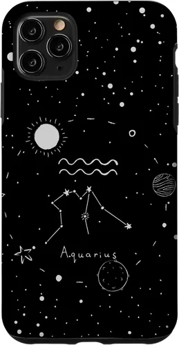 Miniatura 13 de Funda estética con signo del zodiaco celestial para iPhone 12 mini Acuarario