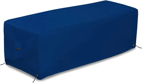 Miniatura 9 de Covers & All Cubierta rectangular para hoguera, hecha de tela de poliéster de 18 onzas con propiedades impermeables y resistentes a los rayos UV