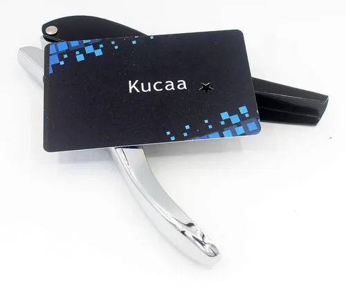 Miniatura 4 de Perforadora de mano de 1/4 de pulgada y 0.236 in en forma de estrella de metal plateado resistente de un solo agujero para tarjetas