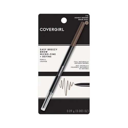 Miniatura 2 de COVERGIRL Easy Breezy Brow Micro-Fine + Define Pencil, marrón miel, 0.003 onzas 715 marrón miel