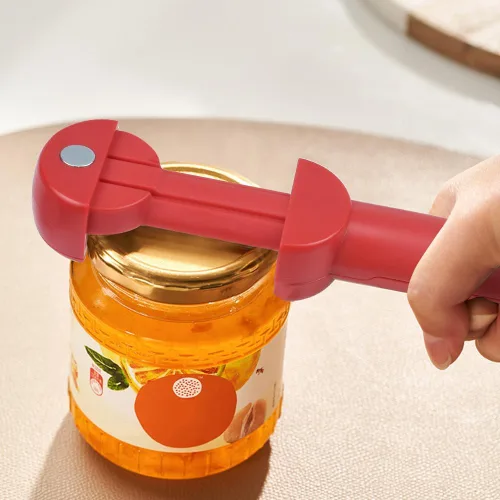 Miniatura 2 de Abridor de botellas para manos débiles, manos artríticas, personas mayores, baja resistencia y niños con abridor de cerveza rojo