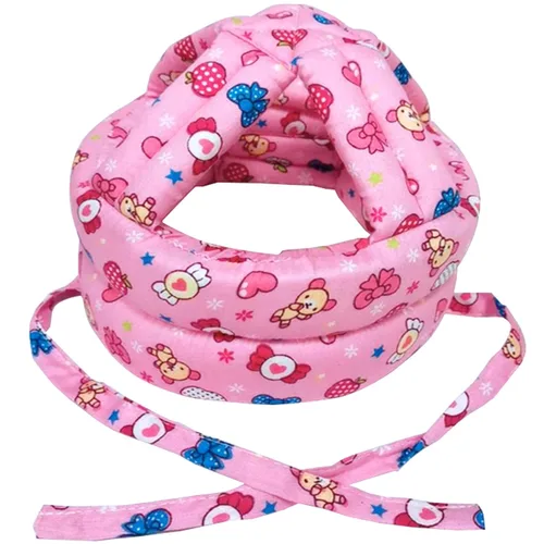 Miniatura 5 de IULONEE Casco ajustable para bebé, para bebé, para correr, caminar, gatear, casco para niños (caramelo rosa)