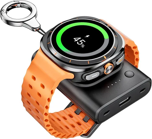 Cargador portátil para Samsung Galaxy Watch 8/8 Classic/Ultra/7, cargador de 1800mAh para Samsung Watch FE/6/6 Classic/5/5 Pro/4/4 Classic/3/Active