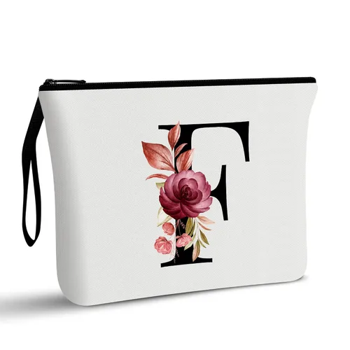 Miniatura 28 de Vavabox A-Z Bolsa de Maquillaje Personalizada, Regalos de Cumpleaños para Mujeres y Mamá, Regalos para la Mejor Amiga, Bolsa de Cosméticos