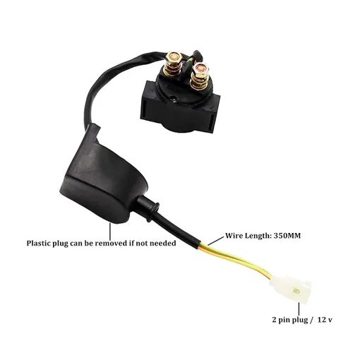 Miniatura 6 de PRO BAT Relé solenoide de arranque para GY6 50cc 100cc 125cc 150cc 200cc 250cc ATV Dirt Bike Scooter Quad 139QMB 152QMI 157QMJ Motor TaoTao Sunl 2