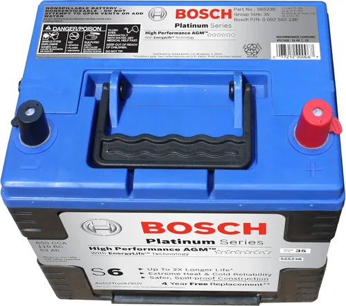 Miniatura 3 de Bosch S6523B S6, batería AGM de placa plana