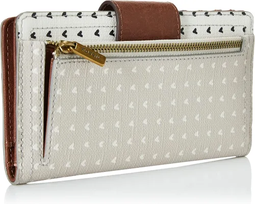 Miniatura 2 de Fossil - Cartera de piel Logan con lengüeta de bloqueo de interferencia de radiofrecuencia para mujer