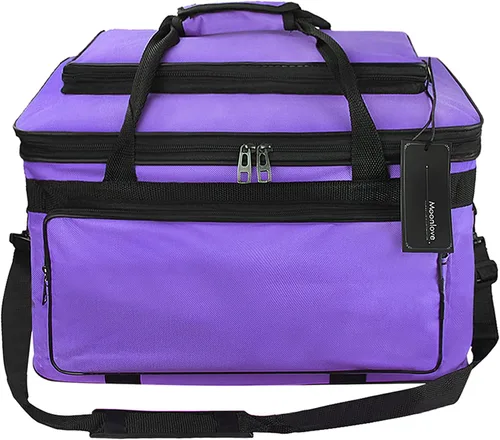 Miniatura 2 de Bolsa de almacenamiento de suministros de arte de gran capacidad con correas, impermeable, suministros de dibujo, bolsa de viaje portátil