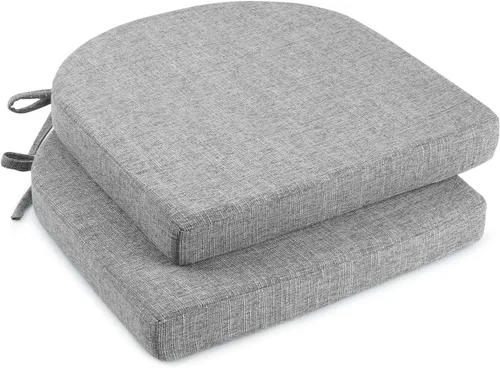 Miniatura 11 de downluxe Cojines para sillas de interior para sillas de comedor, almohadillas de espuma texturizadas suaves y cómodas para sillas de cocina