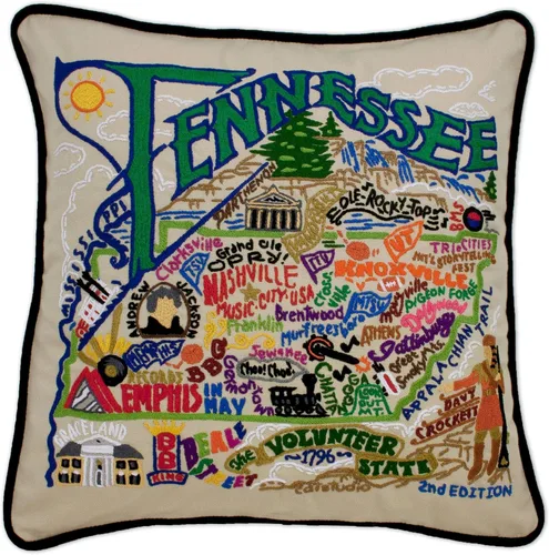 Miniatura 119 de Catstudio Almohada decorativa bordada a mano de Texas