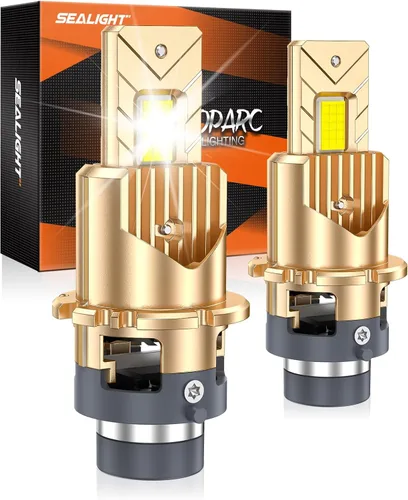 Miniatura 10 de SEALIGHT Bombillas H11, 4 bombillas superbrillantes para deportes de potencia de 6000 K, color blanco, Plug and Play, paquete de 2