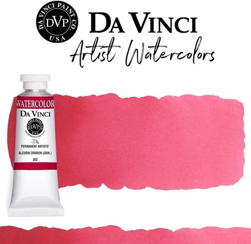Miniatura 2 de DA VINCI PAINTS Pintura Acuarela Profesional para Artistas, Alizarin Crimson (Quinacridone), 37ml Índigo