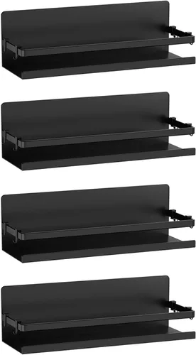 Miniatura 7 de Estante magnético para especias, soporte magnético para toallas de papel para refrigerador, refrigerador, organizador para cocina, apartamento, sin