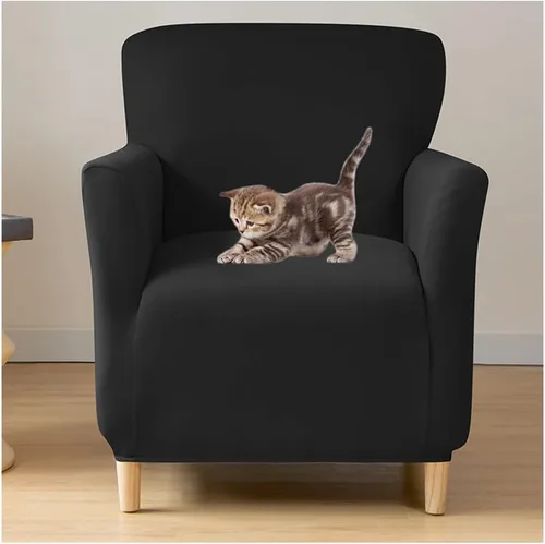 Miniatura 31 de XMAYODS Funda elástica para silla de club, funda de barril para silla, funda de elastano suave para sillón, funda de sofá extraíble, protector de #1
