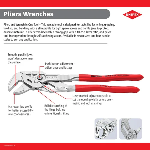 Miniatura 4 de KNIPEX Tools 86 03 125 - Mini alicates de 5 pulgadas