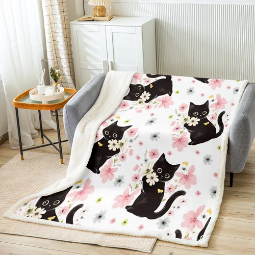 Miniatura 19 de Feelyou - Manta de forro polar camuflaje de 40 x 50 pulgadas para niños, niños y adolescentes, con diseño de peces de caza, manta de sherpa