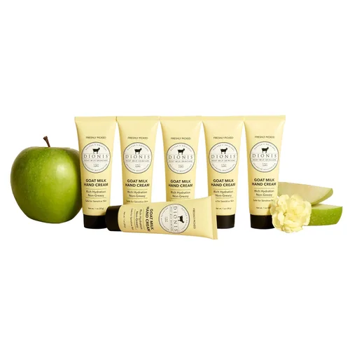 Miniatura 11 de Dionis Crema de manos de leche de cabra cremosa de coco y avena, 1 oz (paquete de 6)