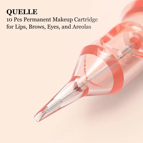 Miniatura 3 de QUELLE 10 Uds. Caridge de maquillaje permanente desechable #08 Bugpin 5RL Round Liner ceja para máquina de maquillaje permanente (0805RL)