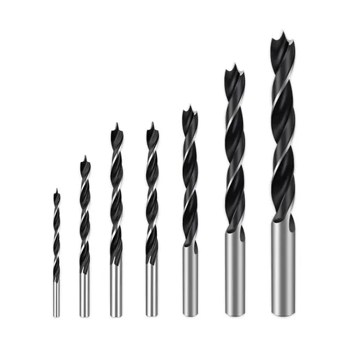 Miniatura 42 de Brocas helicoidales HSS M35 de 13/64 pulgadas, acero de alta velocidad, paquete de 10, adecuadas para aceros, hierro fundido, acero inoxidable