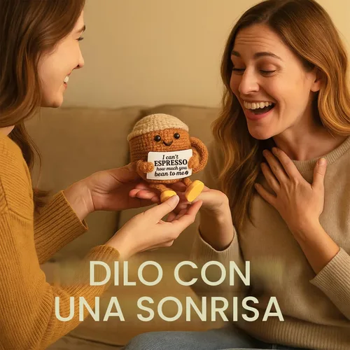Miniatura 5 de Regalos de graduación, regalo de cumpleaños para ella, él, mujeres, hombres, novia, novio, taza de espresso de ganchillo positivo, lindo regalo