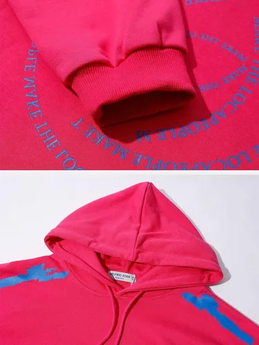 Miniatura 3 de Aelfric Eden Sudadera con capucha para hombre, sudadera de forro polar, estilo hip hop, ropa de calle, casual, sudadera con capucha