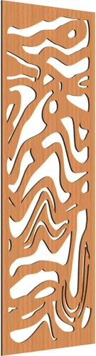 Miniatura 152 de 9 3/8"W x 24 3/8"H x 1/4"T Northfield Decorativos Paneles de Pared de Madera Calado, Abedul