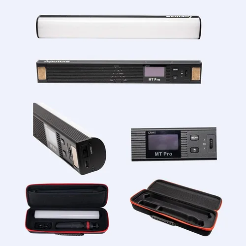 Miniatura 7 de Aputure MT Pro RGB Light Wand Stick 7.5W CCT de 2000K -10000K Salida Pixel-Mappable RGBWW Mini LED Tubo Luz Soporte Sidus Link Bluetooth App Control