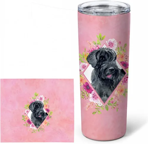 Miniatura 44 de Caroline's Treasures CK4270TBL20 - Vaso delgado de acero inoxidable de 20 onzas con aislamiento al vacío de doble pared, reutilizable
