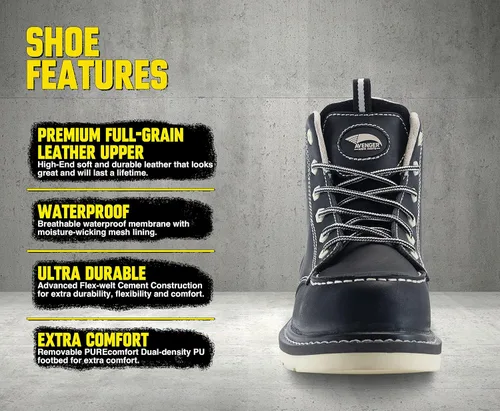 Miniatura 2 de Avenger Work Boots por encima del tobillo para hombre