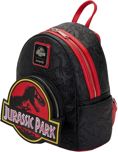 Miniatura 4 de Loungefly Universal Jurassic Park Logo Mini Mochila, Multi, Jpbk0004