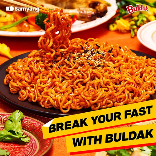Miniatura 3 de Samyang Buldak - Fideos Ramyun salteados de pollo picante caliente coreano, 4.94 onzas (paquete de 5)