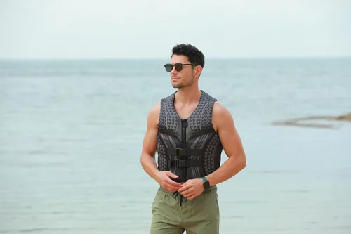 Miniatura 4 de poesidon - Chaleco salvavidas para adultos, estampado geométrico legendario, ideal para cualquier deporte acuático, unisex, para kayak, remo, SUP
