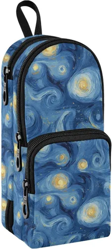Miniatura 13 de Bolsa de lápiz colorida Bolsa de lápices duradera Caja organizadora Casos de papelería Estuche para lápices Estuche de pluma Colorido