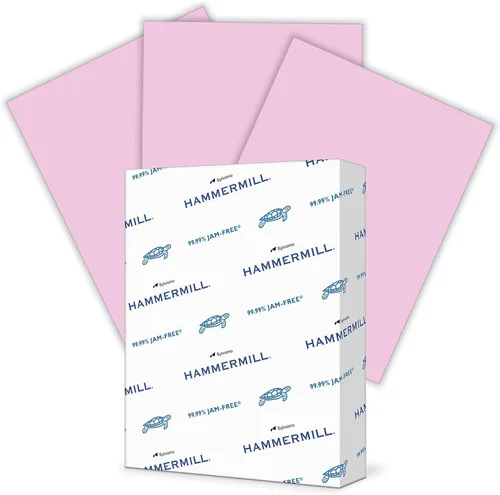 Hammermill - Papel de color, papel de impresora color lila de 20 libras, 8.5 x 11 pulgadas - 1 resma (500 hojas), fabricado en los Estados Unidos,