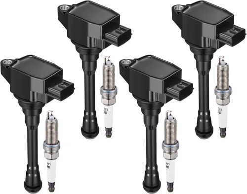 Miniatura 41 de BDFHYK Paquete de Bobina de Encendido UF350 y Bujías de Iridio 4505 Compatibles con Nissan 2002-2006 Altima 2002-2006 Sentra L4 2.5L Juego de 4
