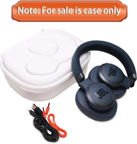 Miniatura 5 de LTGEM Funda rígida de EVA para JBL Live 770NC/660NC/650BT/460NC/670NC/400BT/500BT y JBL Tune Blanco