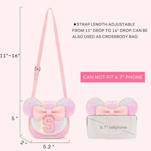 Miniatura 2 de mibasies Regalos de Bolso para Niñas Pequeñas: Regalos para Niñas de 3 Años, Set de Bolso de Juguetes de Ratón