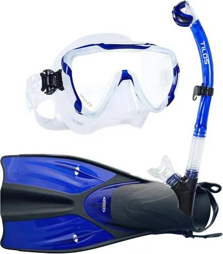 Miniatura 8 de Tilos Máscara Morphi con buceo U-Pro II y paquete de aletas OH de escapada