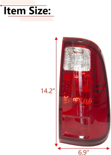 Miniatura 3 de RLB-HILON Conjunto de luz trasera trasera derecha compatible con Ford F250 F350 F450 Super Duty 2008 2009 2010 2011 2012 2013 2014 2015 2016 año