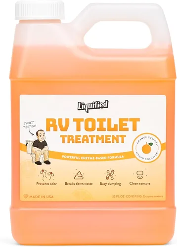 Miniatura 9 de Tratamiento de inodoro de autocaravana Liquified - Digestor de tanque negro - Eliminador de olores - Aroma a naranja - Matts RV Reviews