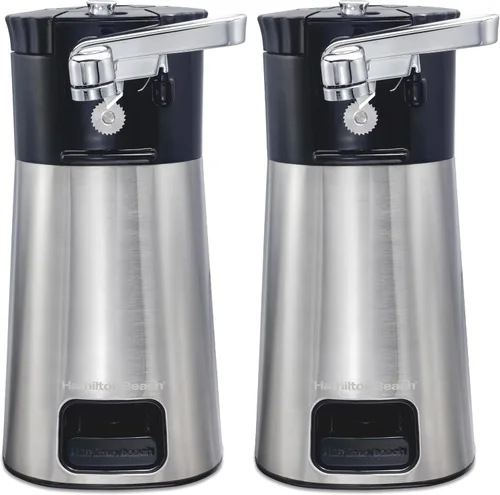 Hamilton Beach OpenStation Electric Automatic Can Opener for Kitchen with Multi Tool and Bottle and Jar Opening Tools,Auto Shutoff,Cord Storage,Sure
