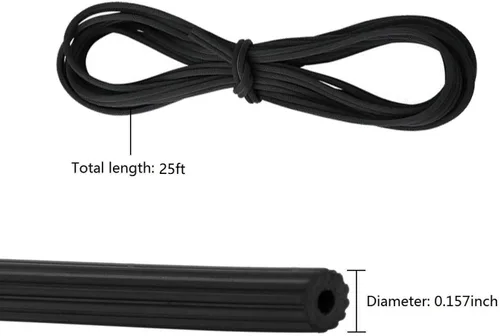Miniatura 5 de Kit de reparación de pantalla para ventanas y puertas, pantallas de fibra de vidrio ajustables de 48 x 100 pulgadas con herramienta rodante y ranura